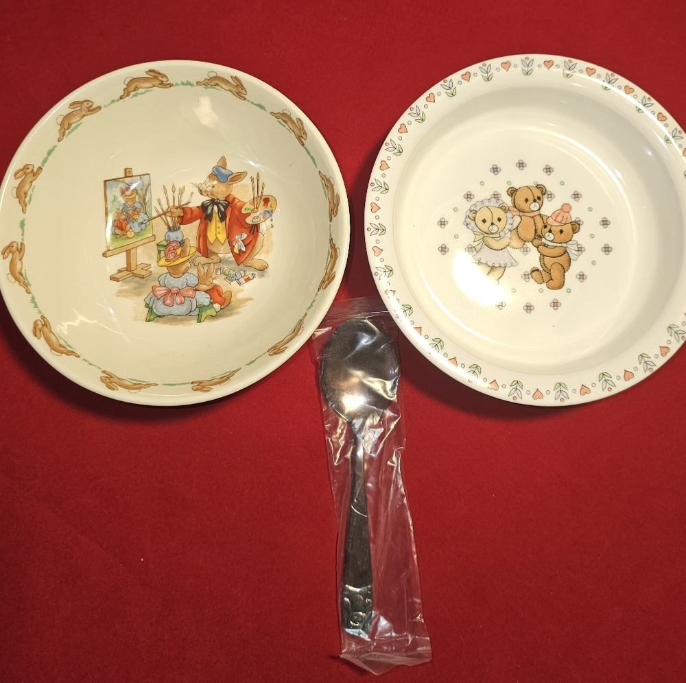 Sango Bone China 3 Piece Children Set
